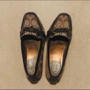 COACH Brown coach loafers